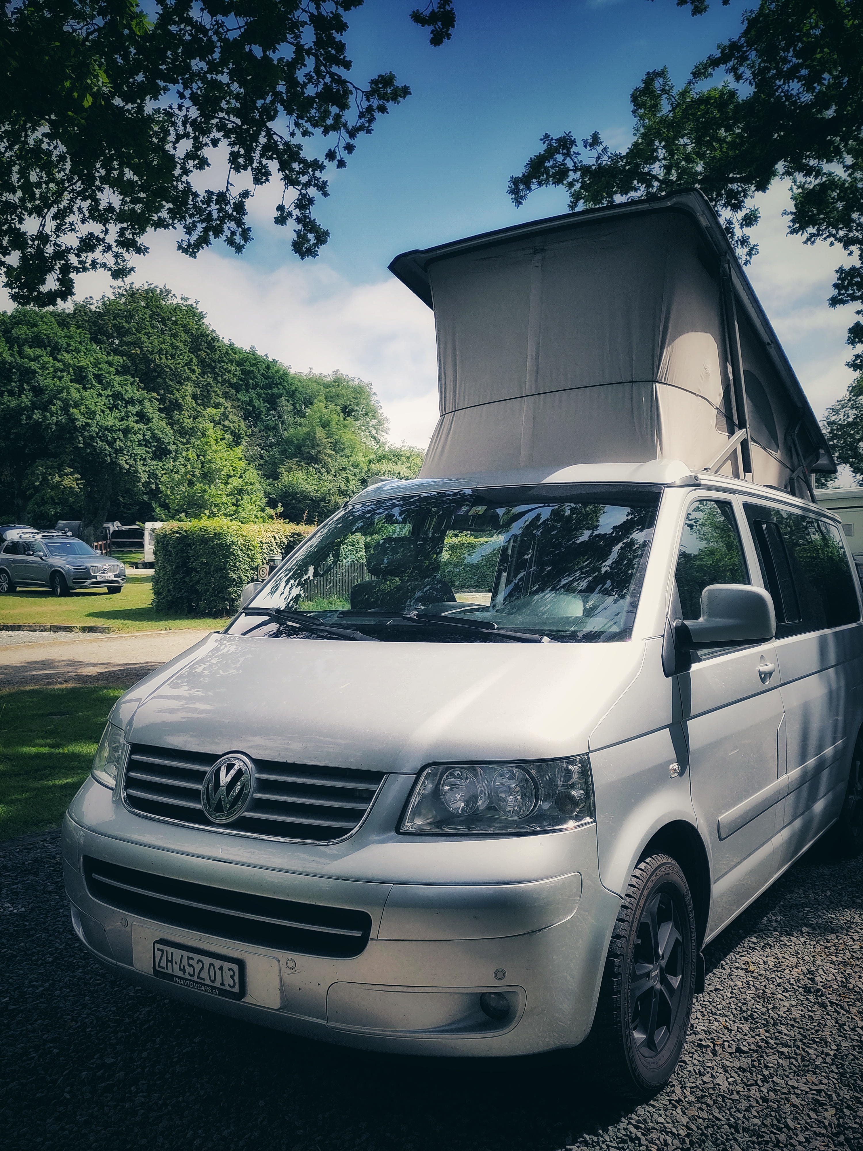 Ankunft in Corfe Castle England